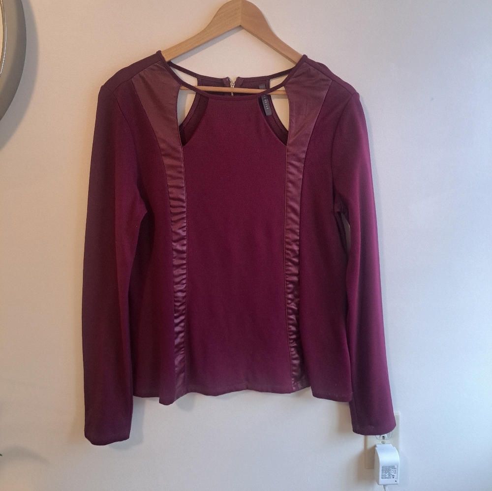 Purple Long Sleeve Top